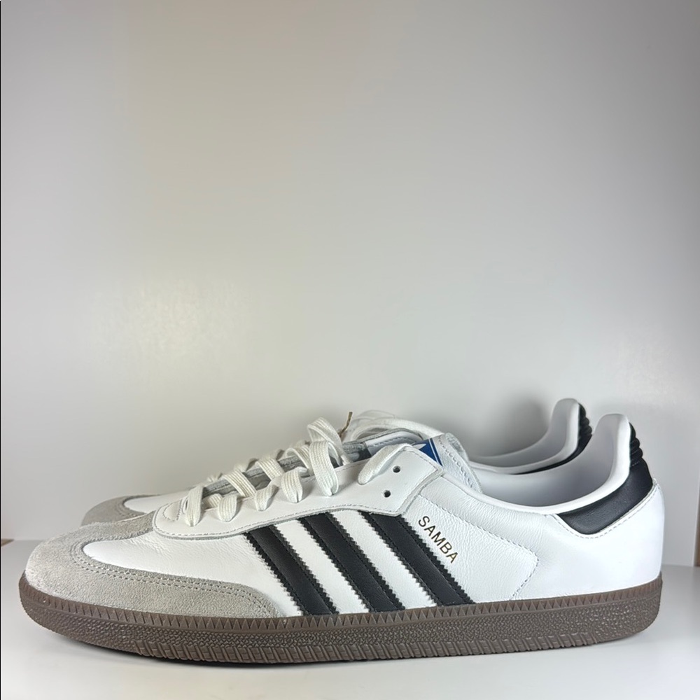 Adidas Samba OG  White / Black Sneakers Men’s Size 12